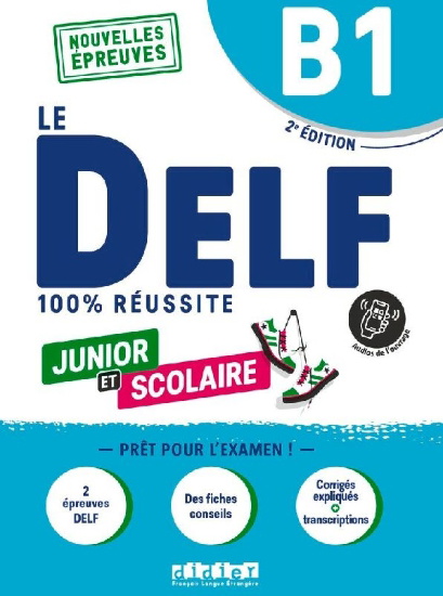 Buchcover und Innenansicht für das Buch: Le DELF scolaire - Prüfungsvorbereitung - Ausgabe 2023 - B1