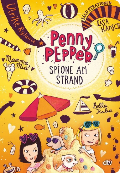 Buchcover und Innenansicht für das Buch: Penny Pepper 5 - Spione am Strand