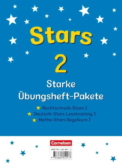 Buchcover und Innenansicht für das Buch: STARS - starke Übungshefte - 2. Schuljahr - Übungshefte im Paket mit Lösungen