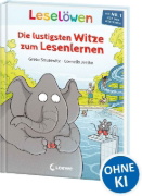 Buchcover und Innenansicht für das Buch: Leselöwen - Die lustigsten Witze zum Lesenlernen