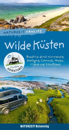 Buchcover und Innenansicht für das Buch: Naturzeit Vanlife: Wilde Küsten
