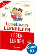 Buchcover und Innenansicht für das Buch: Leselöwen Lernhilfen - Lesen lernen - 1. Klasse