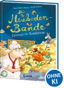 Buchcover und Innenansicht für das Buch: Die Heuboden-Bande - Ermittler mit Scha(r)fsinn