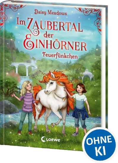 Buchcover und Innenansicht für das Buch: Unicorn Magic. Downblaze Saves Summer