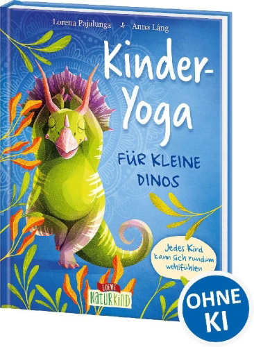 Buchcover und Innenansicht für das Buch: Dino Yoga