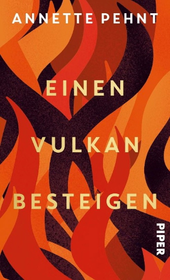 Buchcover und Innenansicht für das Buch: Einen Vulkan besteigen