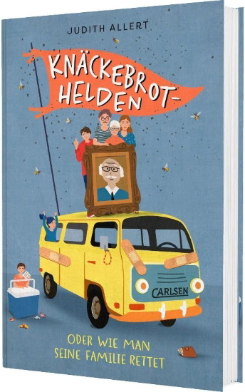 Buchcover und Innenansicht für das Buch: Knäckebrothelden
