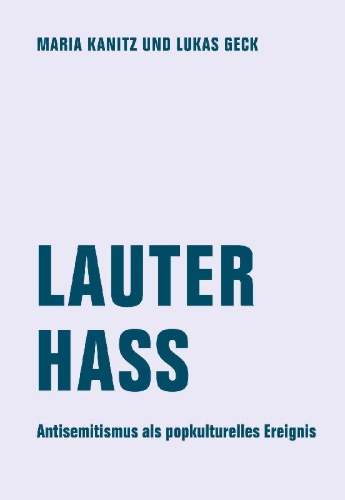 Buchcover und Innenansicht für das Buch: Lauter Hass
