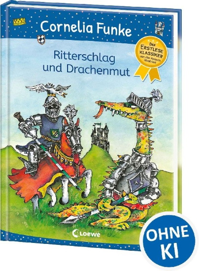 Buchcover und Innenansicht für das Buch: Ritterschlag und Drachenmut