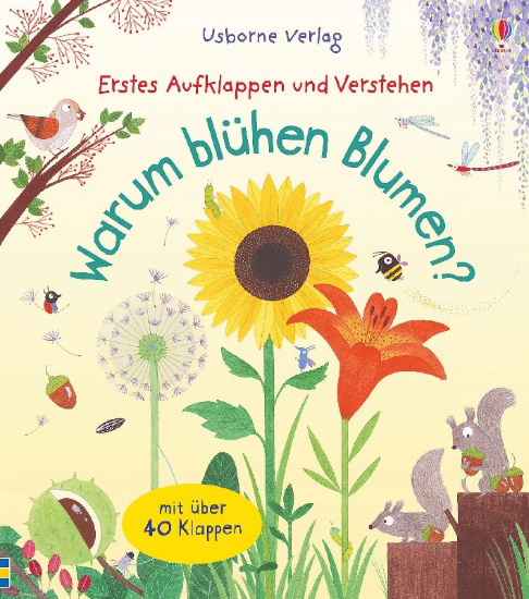 Buchcover und Innenansicht für das Buch: Erstes Aufklappen und Verstehen: Warum blühen Blumen?