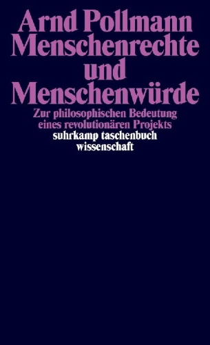 Buchcover und Innenansicht für das Buch: Menschenrechte und Menschenwürde