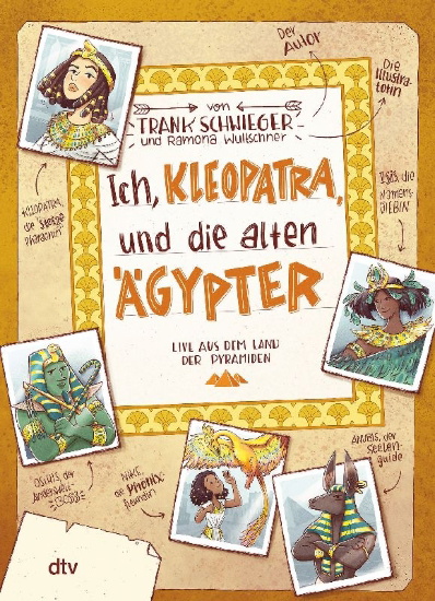 Buchcover und Innenansicht für das Buch: Ich, Kleopatra, und die alten Ägypter
