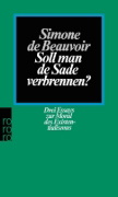 Buchcover und Innenansicht für das Buch: Soll man de Sade verbrennen?