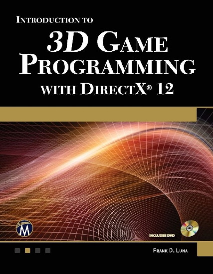Buchcover und Innenansicht für das Buch: Introduction to 3D Game Programming with DirectX 12