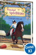 Buchcover und Innenansicht für das Buch: Ponyhof Apfelblüte (Band 23) - Lotte gibt nicht auf
