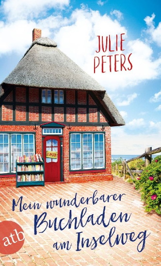 Buchcover und Innenansicht für das Buch: Mein wunderbarer Buchladen am Inselweg