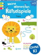 Buchcover und Innenansicht für das Buch: Mon premier bloc de jeux