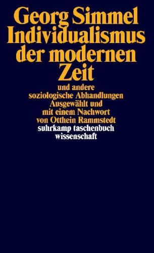 Buchcover und Innenansicht für das Buch: Individualismus der modernen Zeit