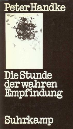 Buchcover und Innenansicht für das Buch: Die Stunde der wahren Empfindung