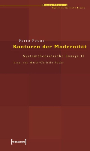 Buchcover und Innenansicht für das Buch: Konturen der Modernität