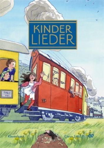 Buchcover und Innenansicht für das Buch: Kinderlieder-Klavierband