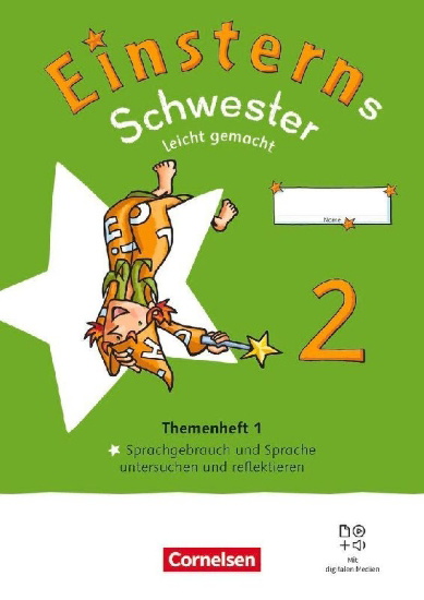 Buchcover und Innenansicht für das Buch: Einsterns Schwester 2. Schuljahr. Leicht gemacht - Themenheft 1: Sprache untersuchen - Verbrauchsmaterial