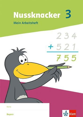 Buchcover und Innenansicht für das Buch: Nussknacker 3. Arbeitsheft Klasse 3. Ausgabe Bayern
