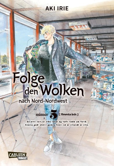 Buchcover und Innenansicht für das Buch: Hokuhokusei ni Kumo to Ike