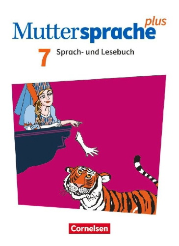 Buchcover und Innenansicht für das Buch: Muttersprache plus 7. Schuljahr. Schülerbuch