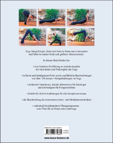 Buchcover und Innenansicht für das Buch: Yoga - Das große Praxisbuch für Einsteiger & Fortgeschrittene