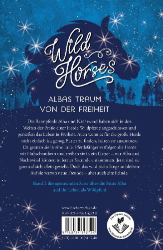 Buchcover und Innenansicht für das Buch: Wild Horses - Zusammen durch den Sturm