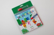 Buchcover und Innenansicht für das Buch: Mes Dessins Magiques - Hiver