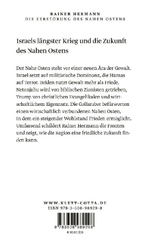 Buchcover und Innenansicht für das Buch: Die Zerstörung des Nahen Ostens