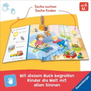 Buchcover und Innenansicht für das Buch: Mein Knuddel-Knautsch-Buch - Sachen suchen. Mein Zuhause
