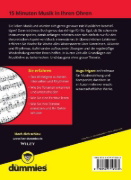 Buchcover und Innenansicht für das Buch: Musiklehre in 15 Minuten am Tag für Dummies