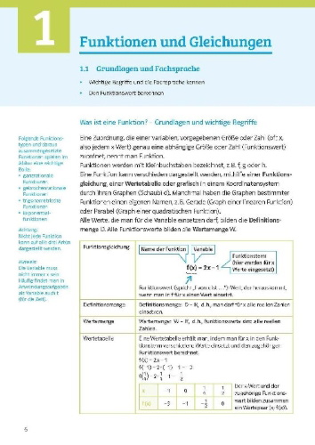 Buchcover und Innenansicht für das Buch: Sicher im Abi Mathematik