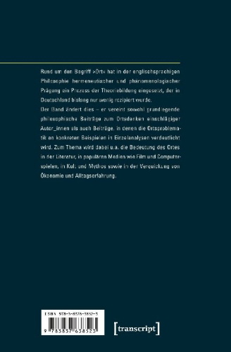 Buchcover und Innenansicht für das Buch: Ort und Verortung