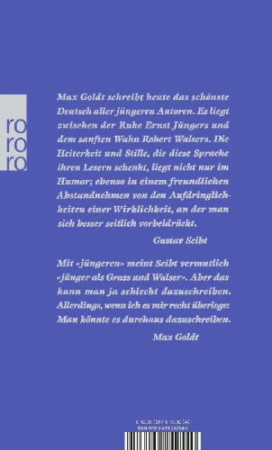 Buchcover und Innenansicht für das Buch: Vom Zauber des seitlich dran Vorbeigehens