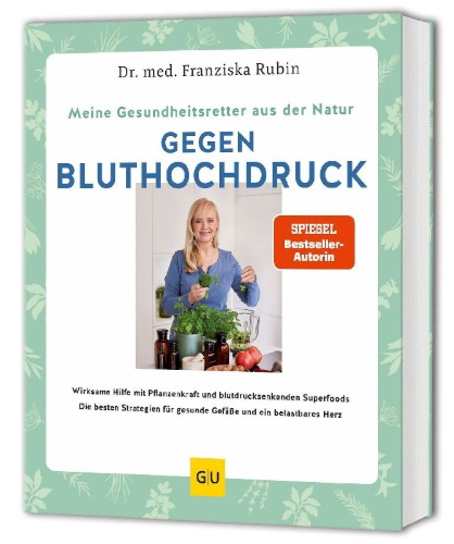 Buchcover und Innenansicht für das Buch: Meine Gesundheitsretter aus der Natur gegen Bluthochdruck