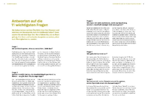 Buchcover und Innenansicht für das Buch: Das Spar-Set