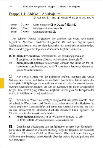 Buchcover und Innenansicht für das Buch: Schweden: Kungsleden