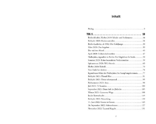 Buchcover und Innenansicht für das Buch: Zwei neue Leben