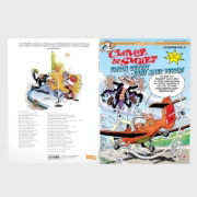 Buchcover und Innenansicht für das Buch: Mortadelo y Filemón. El Dopaje... Que Potaje
