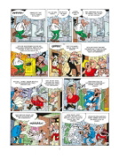 Buchcover und Innenansicht für das Buch: Mortadelo y Filemon: Gasolina... la ruina!