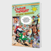 Buchcover und Innenansicht für das Buch: Mortadelo y Filemón. Nuestro antepasado, el mico
