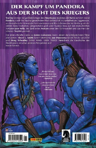 Buchcover und Innenansicht für das Buch: Avatar: Tsu'tey's Path