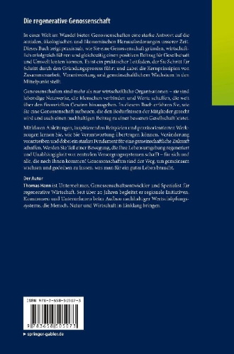 Buchcover und Innenansicht für das Buch: Die regenerative Genossenschaft
