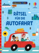Buchcover und Innenansicht für das Buch: Usborne Minis: Rätsel für die Autofahrt