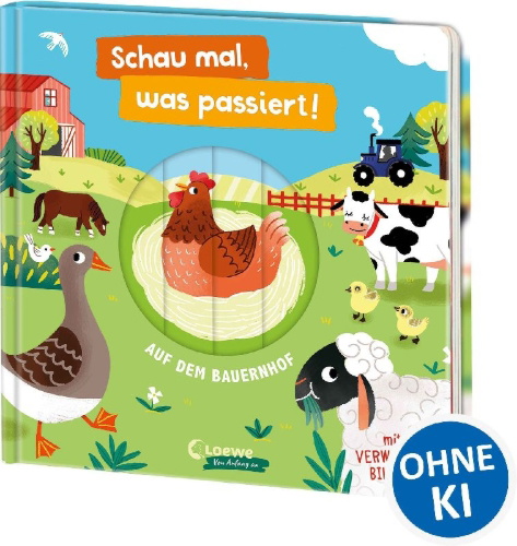 Buchcover und Innenansicht für das Buch: Animal Magic: On the Farm