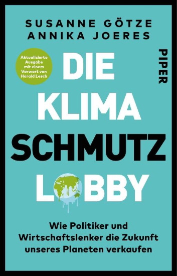 Buchcover und Innenansicht für das Buch: Die Klimaschmutzlobby